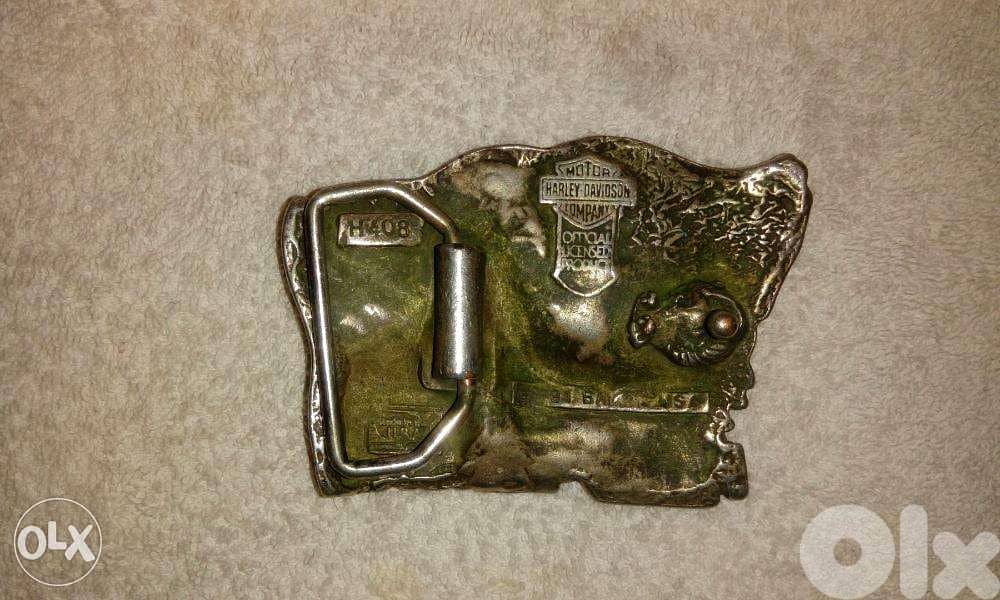 harley davidson original belt buckle+ american pride buckle 3