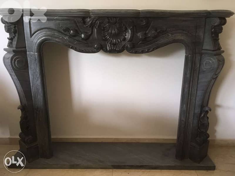 Cheminee en Marbre Style French fireplace 0
