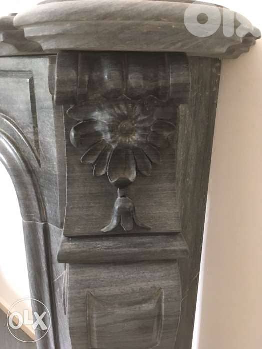 Cheminee en Marbre Style French fireplace 3