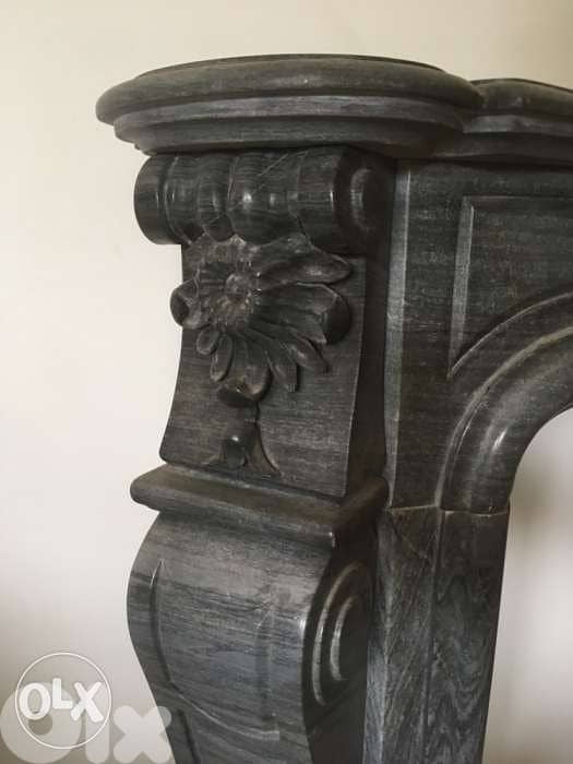 Cheminee en Marbre Style French fireplace 4