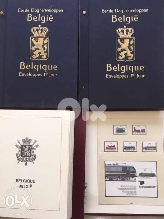 Belgique Stamp collection Timbres Mint + FDC + sheets 0