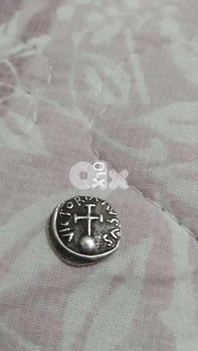 Crusader Jesus Christ Silver Coin year 1200 AD 1