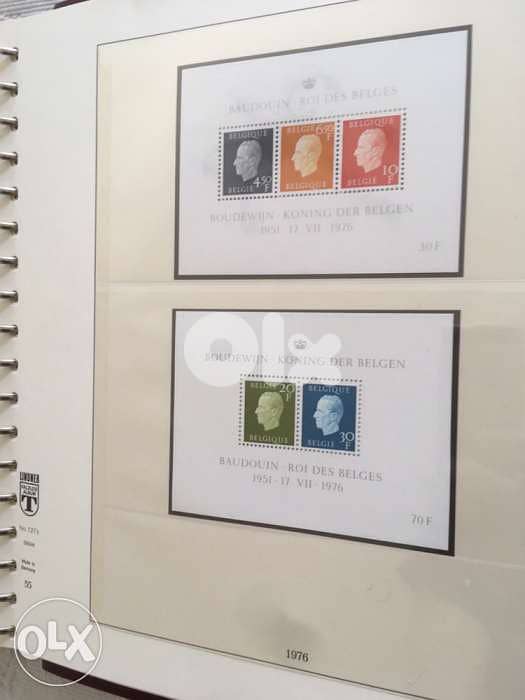 Belgique Stamp collection Timbres Mint + FDC + sheets 6
