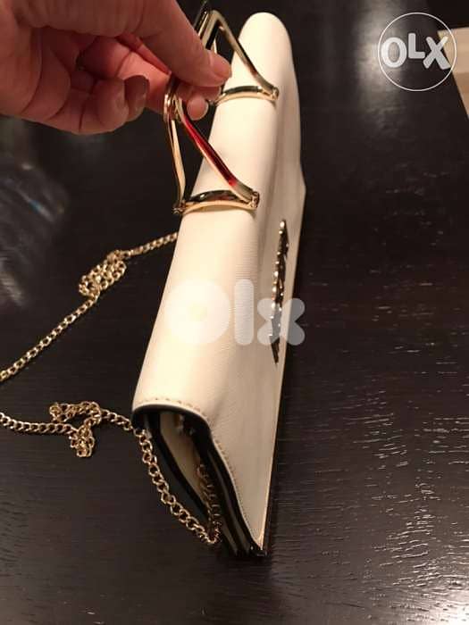 moschino bag off white and gold copy A 4