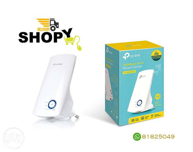 Tp-Link TL-WA850RE 300Mbps Wi-Fi Range Extender 0