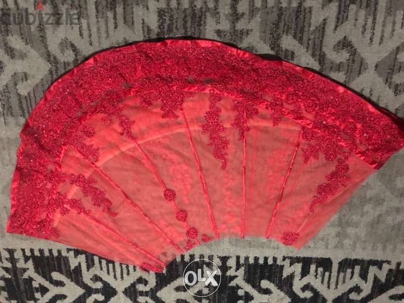 clothing for women, red color, for dress, قماش, dress 5