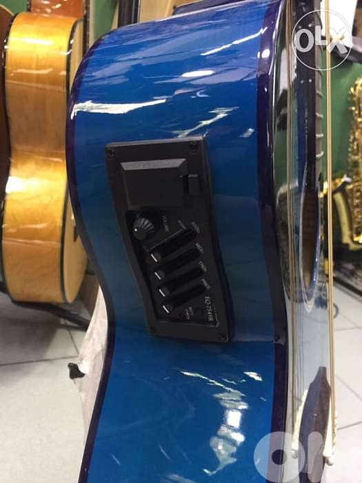 electro acoustic guitars غيتار خشب مع الكتريك 0