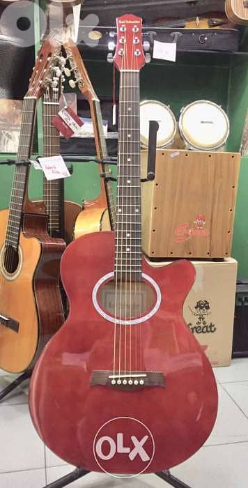 electro acoustic guitars غيتار خشب مع الكتريك 1