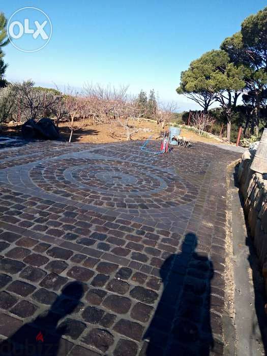 ديكور حجر بازلت منشور ولبون 0