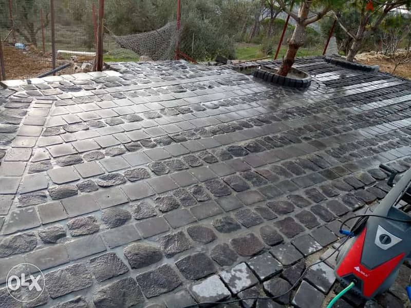 ديكور حجر بازلت منشور ولبون 7