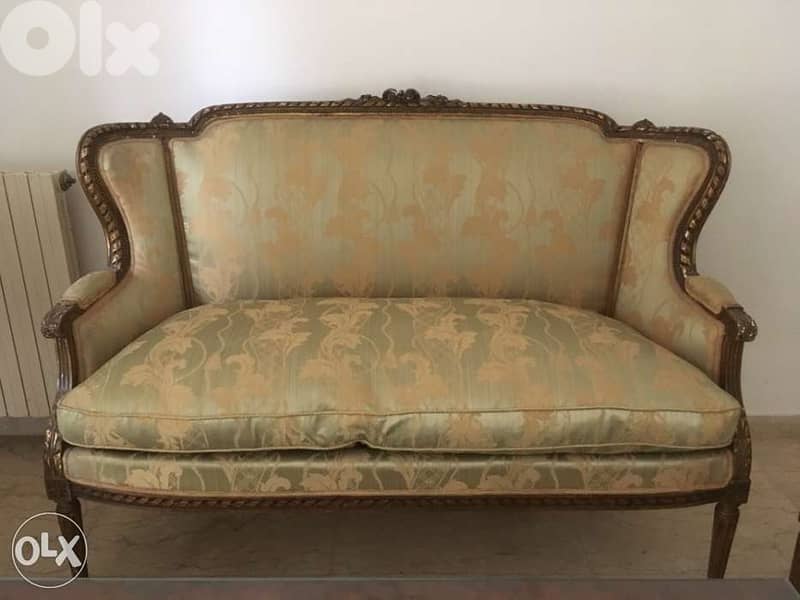 Salon Louis XVI antique d’époque 5 pieces 1