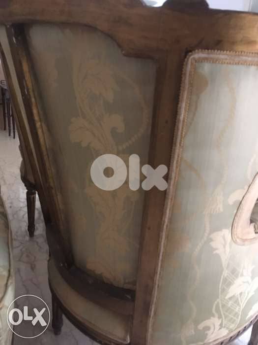 Salon Louis XVI antique d’époque 5 pieces 3