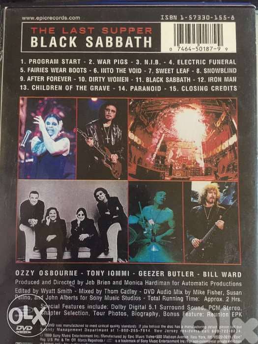 black sabbath reunion dvd 1