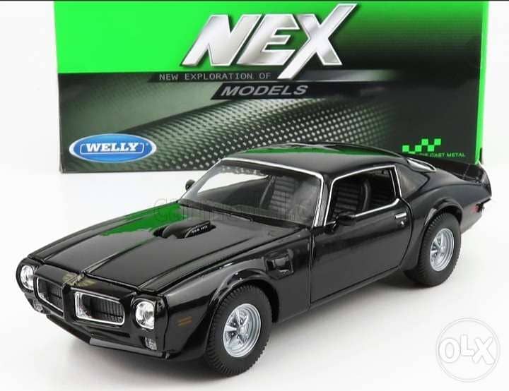 Firebird Trans AM (1972) diecast car model 1:24. 0