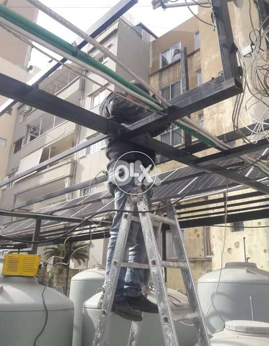 تعهدات حديد وتفصيل تركيب الواح طاقة تفصيل جميع انواع الحديد 0