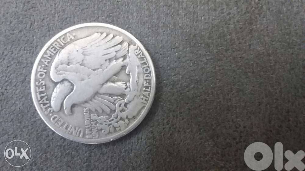 USA Half Dollar Silver Walking Liberty year 1947 12,5g Silver 30mm Di 1
