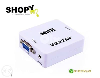 VGA to AV Converter Adapter VGA AV Connector AV CVBS RCA