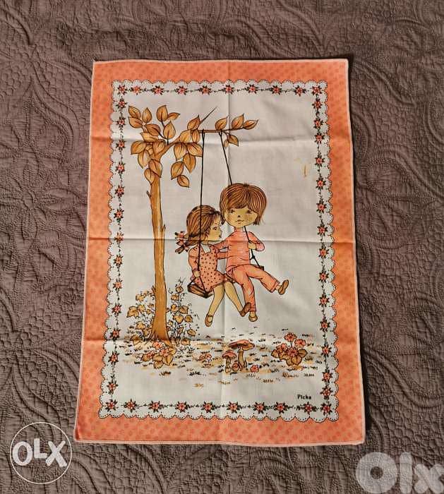 Vintage painting table cover 0