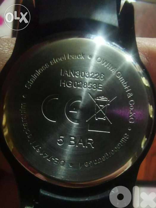 Auriol German watch rose gold. 3