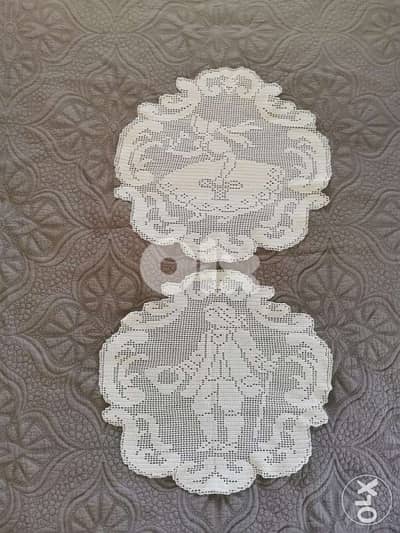 Crochet table covers