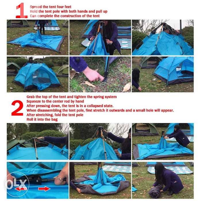 tent 2x2 m خيمة 03135 open 17135 with 2 minutes setup waterproof 1