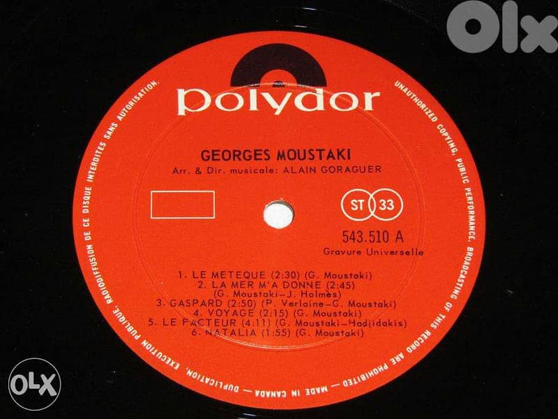 georges moustaki double vinyl lp 2