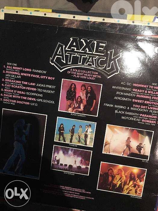 AXE ATTACK rock hits vinyl lp 1