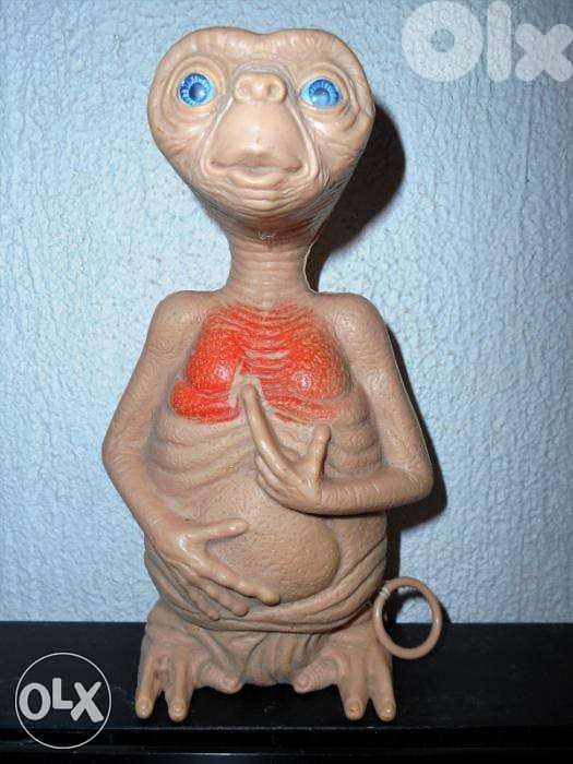 vintage ET windable talking toy 0