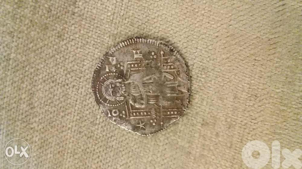 Silver Coin Jesus Christ Medieval of Venice Italy year 1268 AD 2