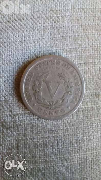 USA Coin Liberty Head V nickel 5 Cents year 1911 1