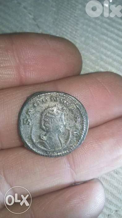 Silver Roman Coin for Queen Corenlia Salonina year 268 AD 0
