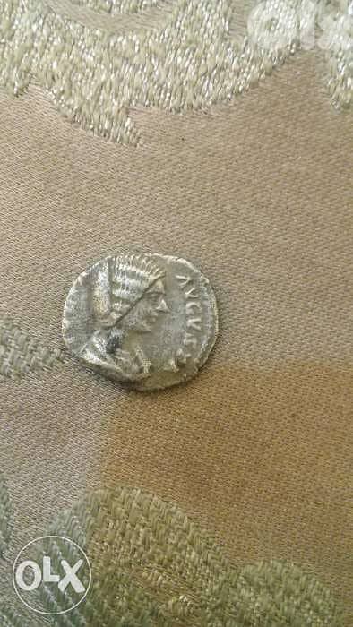 Roman Coin Silver Denarius for Queen Julia Domna year 211 AD Rome Mint 0