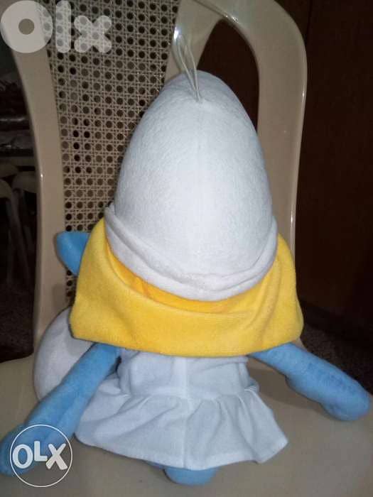 SMURFETTE LOVE LARGE PLUSH doll says I LOVE YOU by her hair 46 Cm=16$ 4