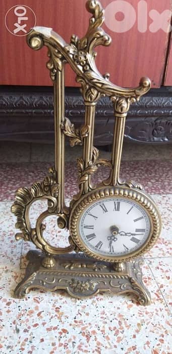 antique copper dicorative clock 4