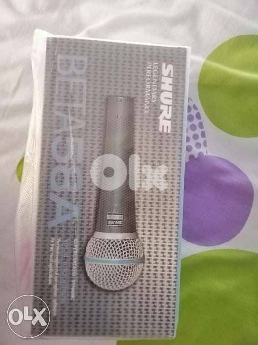 Shure beta 58A microphone 1