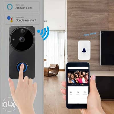 Smart wifi voice intercom wireless doorbell Wireless WiFi Remote Smart