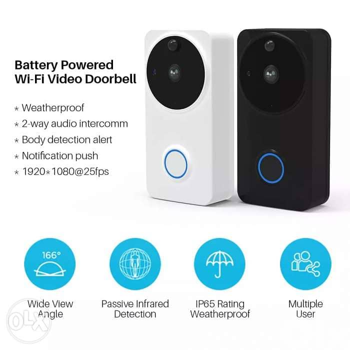 Smart wifi voice intercom wireless doorbell Wireless WiFi Remote Smart 5
