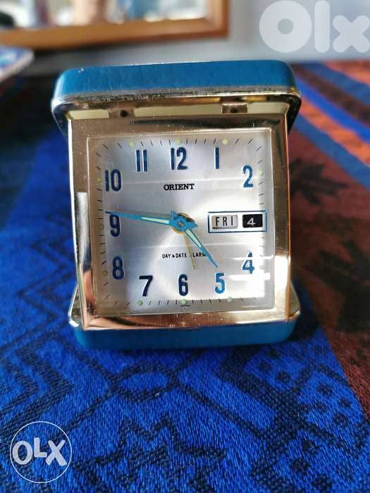 Orient - Japan Vintage travel alarm clock 0