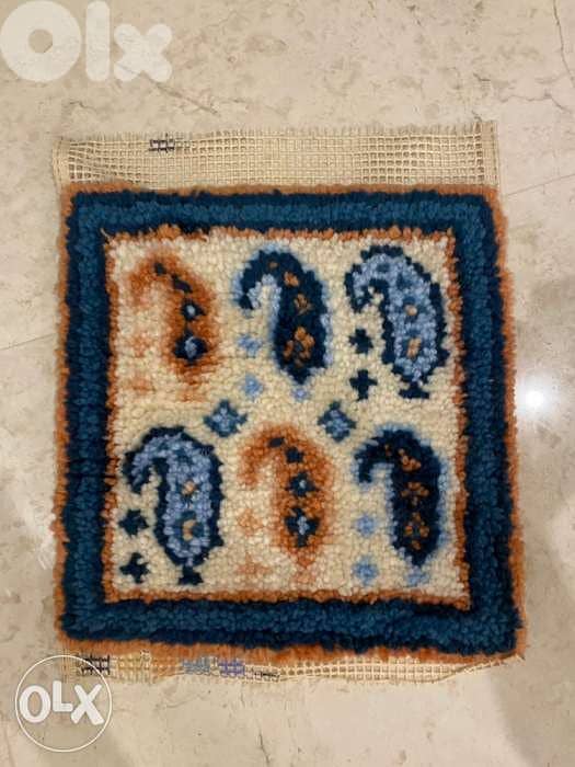 wool pods for DIY carpet and cushions knitting 1