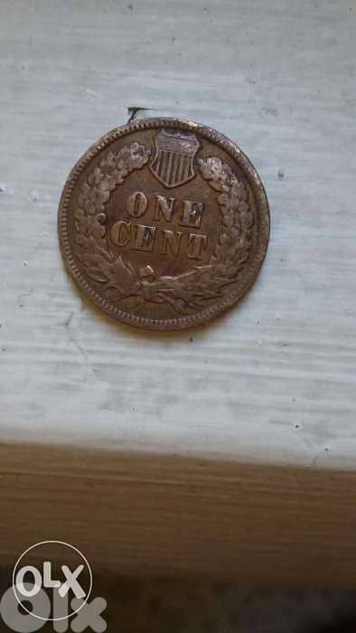 USA Coin Indian Head Cent year 1890 1