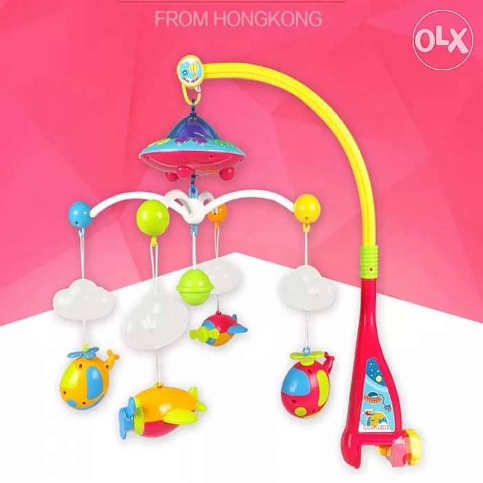 Baby Toys For Newborn Crib Bed Bell With Light & Music 1
