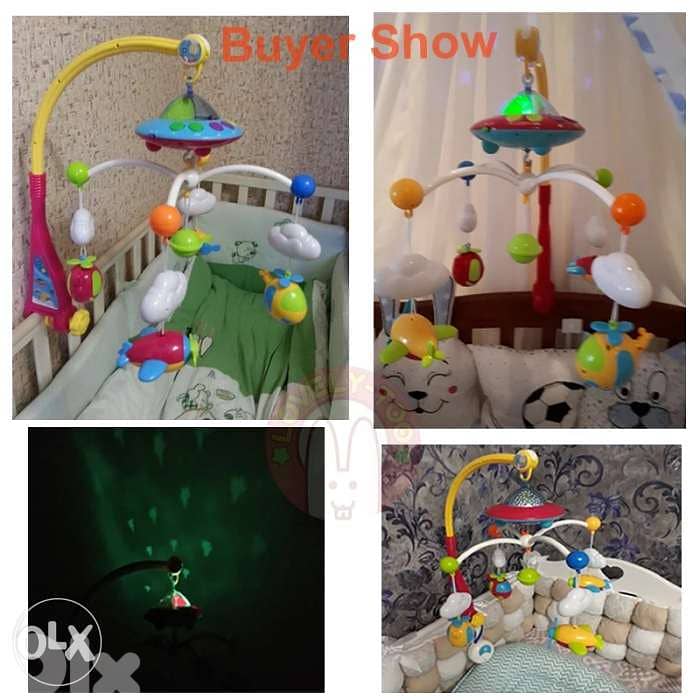 Baby Toys For Newborn Crib Bed Bell With Light & Music 6