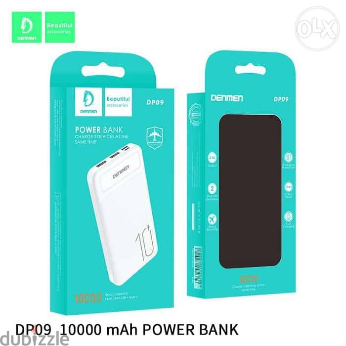Denmen 10.000mah powerbank 0