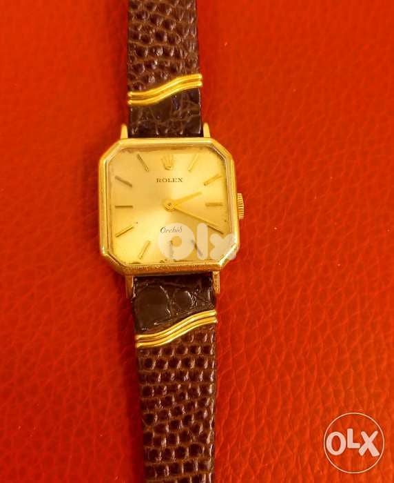 Rolex for lady gold 18 k 2