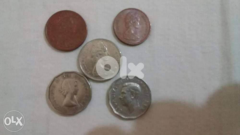 Five Canada Memorial Coins for its hundred an anniversary 1