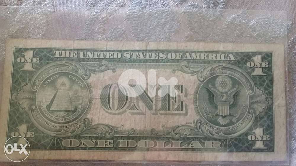 One USA Silver Certificate Banknote year 1935 G 1