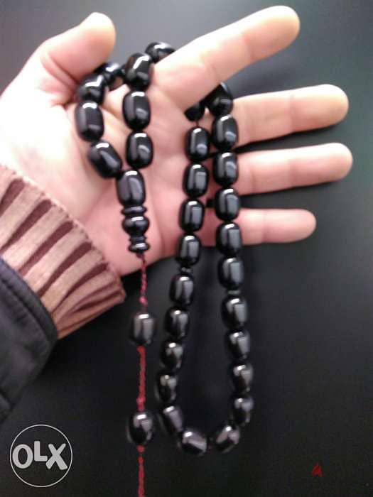 مسبحة مسكي لون أسود 2