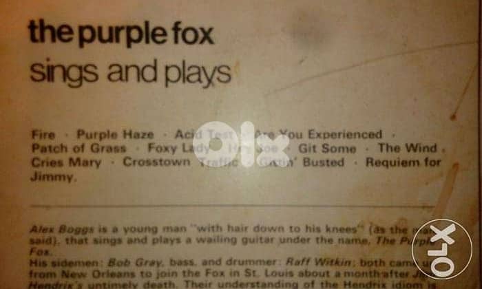 Tribute to Jimi hendrix vinyl 1