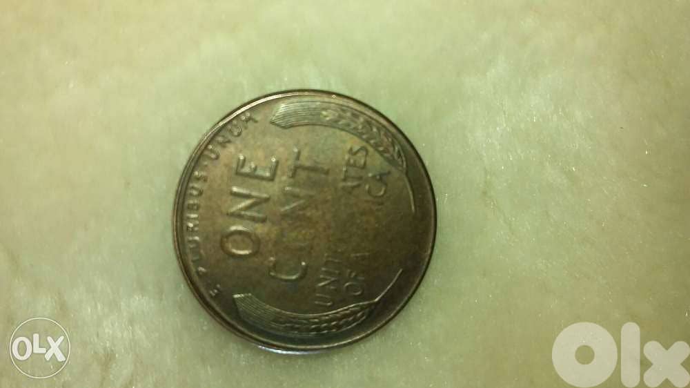 USA Lincon Cent DDO special Variety in letters War World I year 1917 1