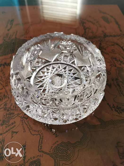Vintage crystal Ashtray 2